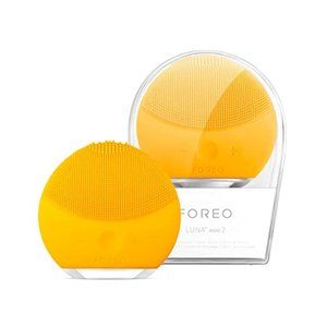 FOREO Luna Mini 2 T-Sonic Cleansing Brush Sunflower Yellow Excellent Condition